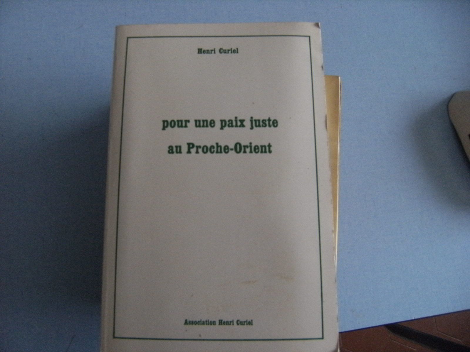 Henri Curiel et la paix au Proche-Orient